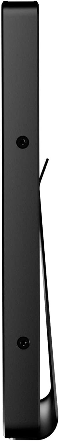 Groove Life Magnetic Thumb Swipe Mens Wallet Midnight Black with Money Clip - Minimalist Low Profile Aluminum Credit Card Holder with RFID Blocking, Lifetime Coverage