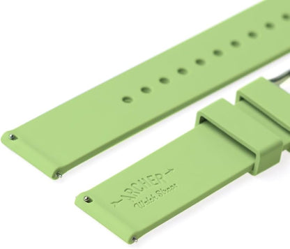 Archer Watch Straps - Soft Silicone Quick Release Watch Bands