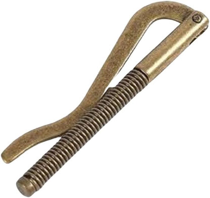 65mm 2.5" Spring Money Clip Insert Bar Slim Wallet Clamp For Bifold Leather Purse Credit Card Note Holder Cash Organizer (Bronze)