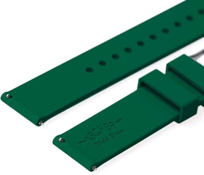 Archer Watch Straps - Soft Silicone Quick Release Watch Bands