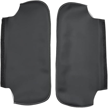 Black Car Sun Visor Cover, Left & Right Side Sun Visor Skin Pair Fits for Chevy Camaro 1993-2002, for Firebird 1993-2002 (Skin Only)