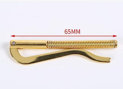 65mm 2.5" Spring Money Clip Insert Bar Slim Wallet Clamp For Bifold Leather Purse Credit Card Note Holder Cash Organizer (Golden)