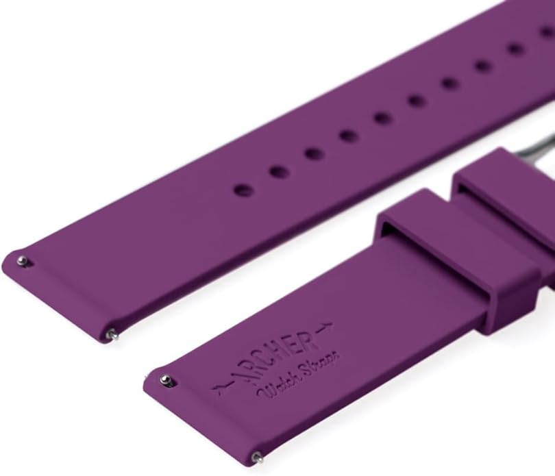 Archer Watch Straps - Soft Silicone Quick Release Watch Bands