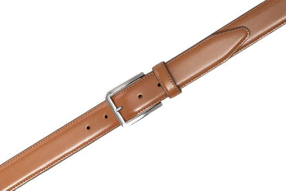 Fabio Valenti Genuine Leather Dress Belts For Men - Mens Belt For Suits, Jeans, Uniform With Single Prong Buckle