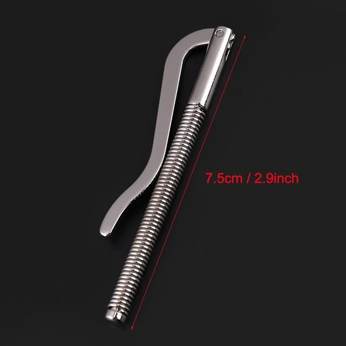 10Pcs Spring Metal Money Clip Insert Bar Replacement Money Clip Card Holder Spring Clip Durable DIY Tool for Bifold Leather Wallet Purse Metal Wallets