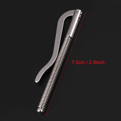 10Pcs Spring Metal Money Clip Insert Bar Replacement Money Clip Card Holder Spring Clip Durable DIY Tool for Bifold Leather Wallet Purse Metal Wallets