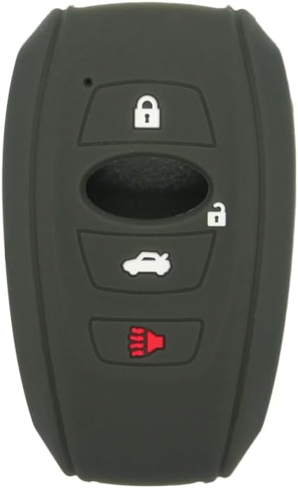 SEGADEN Silicone Cover Protector Case Holder Skin Jacket Compatible with Subaru 4 Button Smart Remote Key Fob CV4255 Dark Jungle Green