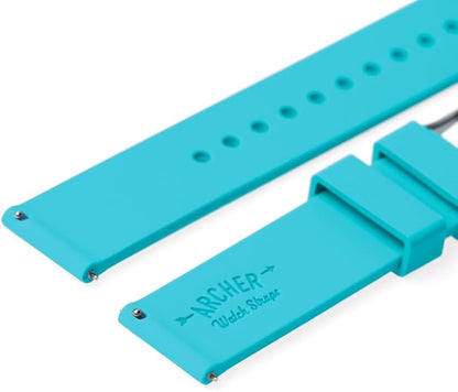 Archer Watch Straps - Soft Silicone Quick Release Watch Bands