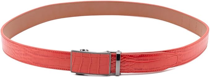 Fabio Valenti Mens Belt,Ratchet Belt Dress with 1 3/8" Genuine Leather with Easier Adjustable Buckle, Trim to Fit