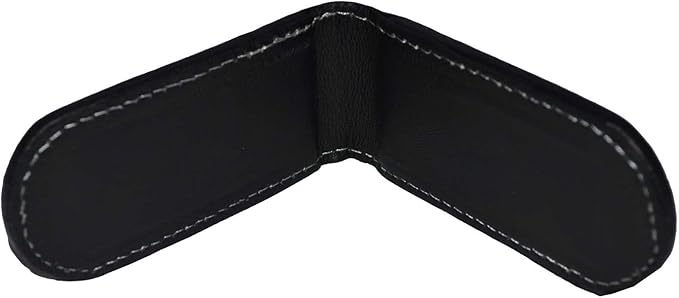 LB LEATHERBOSS Men's New Leather Strong Magnetic Money Clip