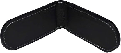 LB LEATHERBOSS Men's New Leather Strong Magnetic Money Clip