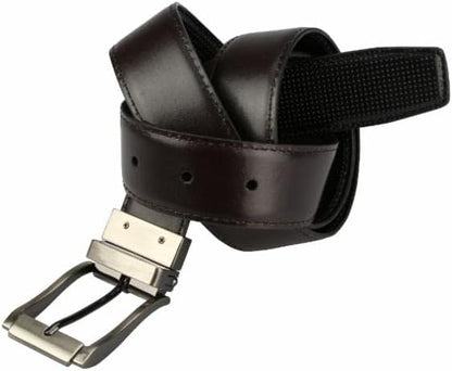 Steve Madden Men's Reversible Men's Dress Casual Every Day Leather Belt