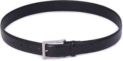 Fabio Valenti Genuine Leather Dress Belts For Men - Mens Belt For Suits, Jeans, Uniform With Single Prong Buckle