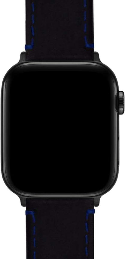 BARTON WATCH BANDS - Top Grain Leather Watch Bands Compatible with Apple Watch Models - 1, 2, 3, 4, 5, 6, 7, 8, 9, 10, SE, Ultra & Ultra 2