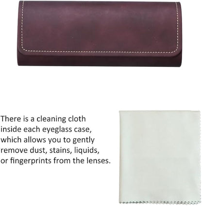 VisionGlobal Hard Shell Eyeglass Case for Eyeglasses and Sunglasses for Men/Women and Kids