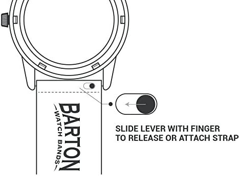 BARTON WATCH BANDS - Top Grain Leather Watch Bands Compatible with Apple Watch Models - 1, 2, 3, 4, 5, 6, 7, 8, 9, 10, SE, Ultra & Ultra 2