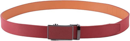 Fabio Valenti Mens Belt,Ratchet Belt Dress with 1 3/8" Genuine Leather with Easier Adjustable Buckle, Trim to Fit