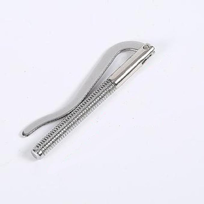 65mm 2.5" Spring Money Clip Insert Bar Slim Wallet Clamp For Bifold Leather Purse Credit Card Note Holder Cash Organizer (Silver)