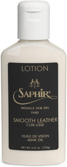 Saphir Medaille d'Or Leather Lotion – Protects & Nourishes Apparel, Bags, Furniture