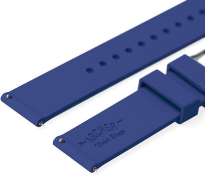 Archer Watch Straps - Soft Silicone Quick Release Watch Bands