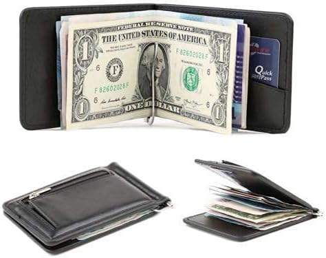 5Pcs Spring Money Clip Steel Bar Nickel Plate for Bifold Wallet Purse Leather Craft Tools Ideal Christmas gift Father's Day gift Silver 2.9 Inch