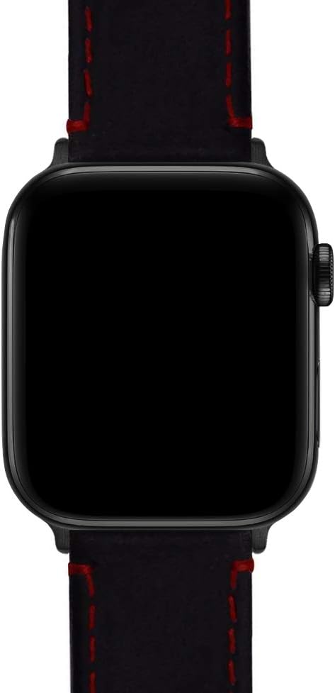 BARTON WATCH BANDS - Top Grain Leather Watch Bands Compatible with Apple Watch Models - 1, 2, 3, 4, 5, 6, 7, 8, 9, 10, SE, Ultra & Ultra 2