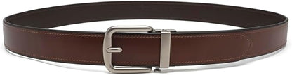 Fabio Valenti Men's Genuine Leather Ratchet Dress Belt with Automatic Buckle, Adjustiable Sizes, Handmade, All leather Strap