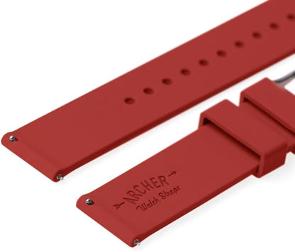 Archer Watch Straps - Soft Silicone Quick Release Watch Bands