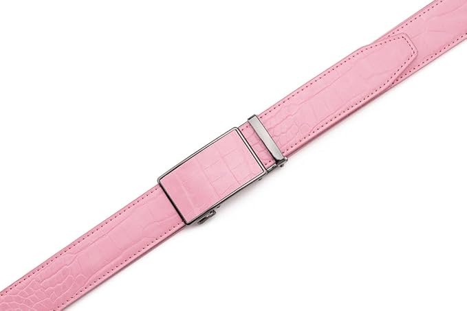 Fabio Valenti Mens Belt,Ratchet Belt Dress with 1 3/8" Genuine Leather with Easier Adjustable Buckle, Trim to Fit