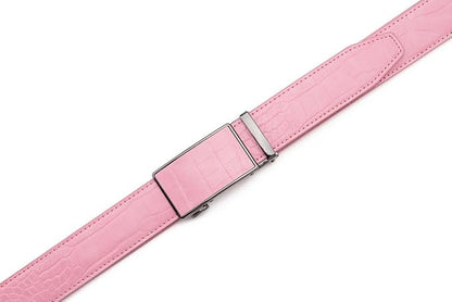 Fabio Valenti Mens Belt,Ratchet Belt Dress with 1 3/8" Genuine Leather with Easier Adjustable Buckle, Trim to Fit