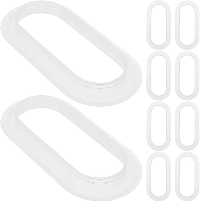 MAGICLULU 10pcs Multi-Purpose Heavy Duty Carry Handles for Moving Boxes Transparent Adhesive Strap Holder for Cardboard Cartons Ergonomic Design for Comfortable Lifting and Storage