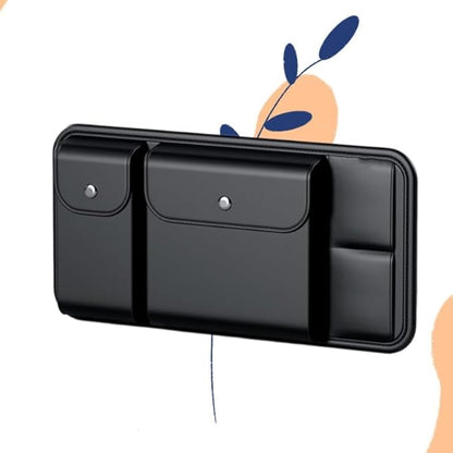 Car Sun Visor Organizer for Tahoe High Country 2020-2025, Leather Storage Bag Portable Multi-Pocket Large Capacity Sunvisor Organizer,1 pcs