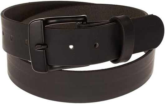Men's Leather Belt, Made in USA, Full-Grain Leather, Casual Everyday Wear Belts, Amish Handmade 1.5" Width