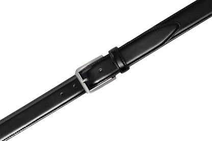 Fabio Valenti Genuine Leather Dress Belts For Men - Mens Belt For Suits, Jeans, Uniform With Single Prong Buckle
