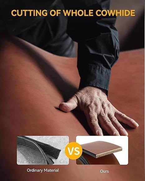 CHAOREN Mens Belts Leather - 35mm Genuine Leather Belt for Jeans - Men Gift for Casual Dress