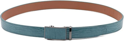 Fabio Valenti Mens Belt,Ratchet Belt Dress with 1 3/8" Genuine Leather with Easier Adjustable Buckle, Trim to Fit
