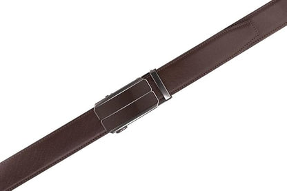 Fabio Valenti Mens Belt,Ratchet Belt Dress with 1 3/8" Genuine Leather with Easier Adjustable Buckle, Trim to Fit