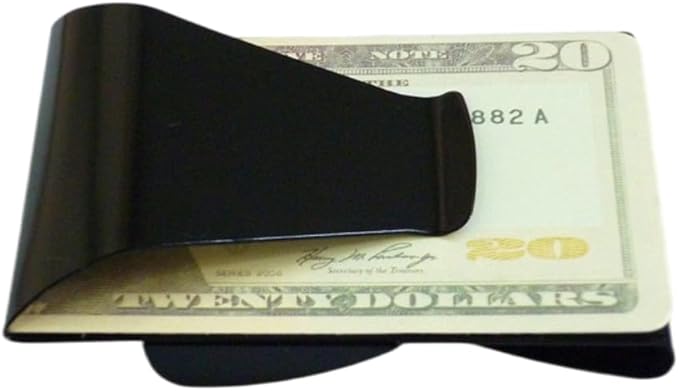 Slim Clip Double Sided Money Clip Credit Card Holder Wallet Stainless Steel For Husband Dad Wife