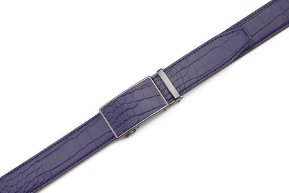 Fabio Valenti Mens Belt,Ratchet Belt Dress with 1 3/8" Genuine Leather with Easier Adjustable Buckle, Trim to Fit