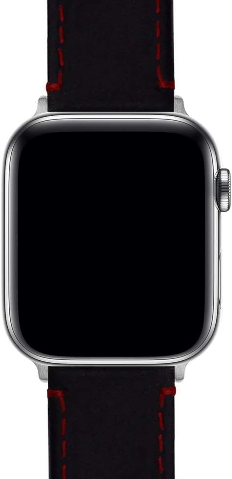 BARTON WATCH BANDS - Top Grain Leather Watch Bands Compatible with Apple Watch Models - 1, 2, 3, 4, 5, 6, 7, 8, 9, 10, SE, Ultra & Ultra 2