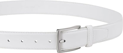 KM Legend Mens Leather Dress Belt for Work Business and Casual