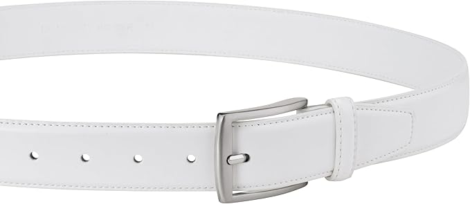 KM Legend Mens Leather Dress Belt for Work Business and Casual
