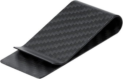 WAFJAMF Small Men's Slim Money Clip Stainless Steel Credit Business Card Holder Pocket Cash Wallet