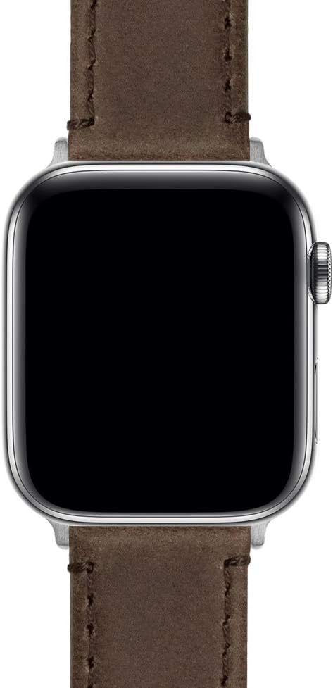 BARTON WATCH BANDS - Top Grain Leather Watch Bands Compatible with Apple Watch Models - 1, 2, 3, 4, 5, 6, 7, 8, 9, 10, SE, Ultra & Ultra 2