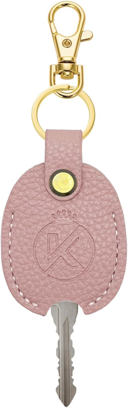 Leather Key Sleeve for Broken Key, Car Key Cover, Key Loop Replacment, Key Fod Protector Keychain for Women/Men