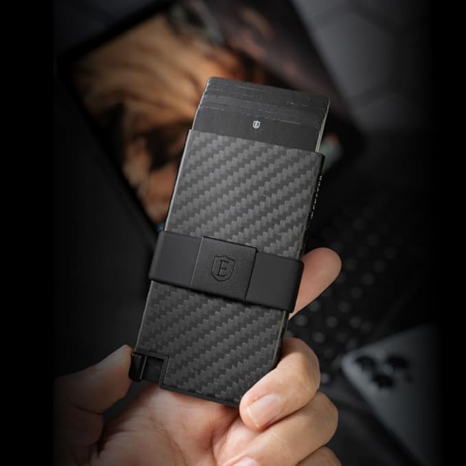 Ekster Aluminum Cardholder Wallet for Men | Metal Wallets with RFID Blocking Layer | Slim & Minimalist Aluminum Wallet with Push Button for Quick Card Access