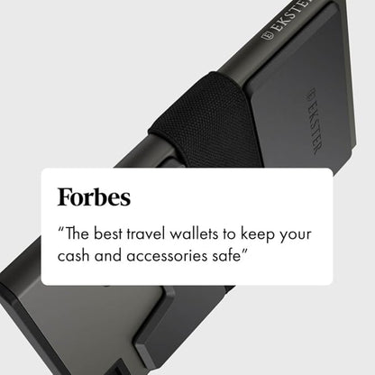 Ekster Aluminum Cardholder Wallet for Men | Metal Wallets with RFID Blocking Layer | Slim & Minimalist Aluminum Wallet with Push Button for Quick Card Access