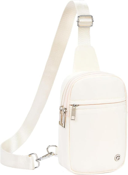 CHOLISS Small Sling Bag for Women and Men, Crossbody Bags Trendy Fanny Packs Chest Bag with Extended Strap