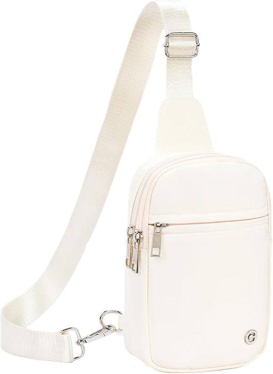 CHOLISS Small Sling Bag for Women and Men, Crossbody Bags Trendy Fanny Packs Chest Bag with Extended Strap