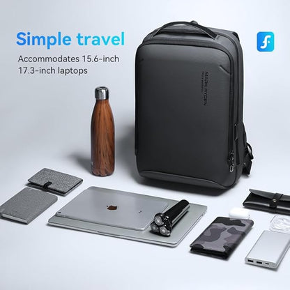MARK RYDEN Slim Laptop Backpack for Men, High Tech Backpack with Scratch Resistant Shell and USB Charging Port, Waterproof Business Backpack Ideal for Working, Commuting, Daily (20L for 15.6" Laptop)